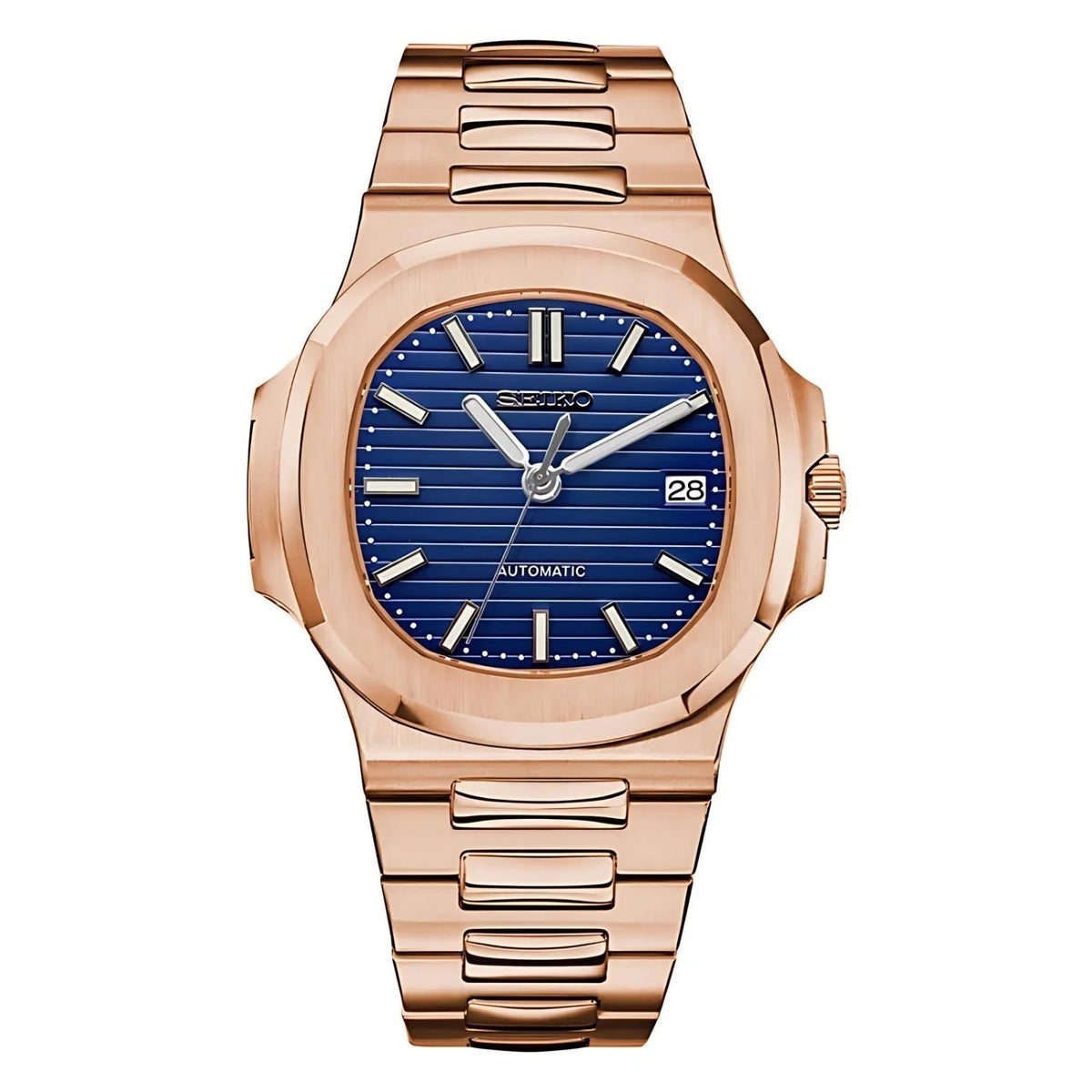 Nautilus Blue & Rose gold